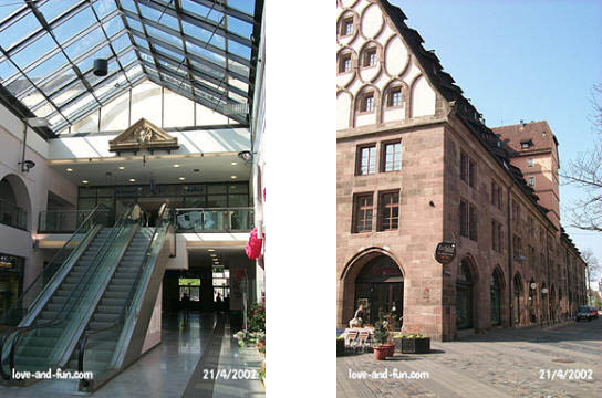 Der Westflügel des Bahnhofs in Nürnberg
